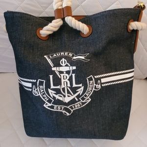 Lauren Ralph Lauren Drawstring Bag